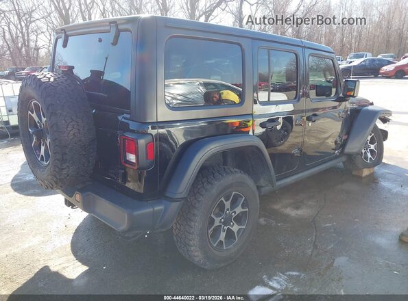 1C4HJXFG3JW257391 2018 JEEP WRANGLER UNLIMITED Black Tył prawy