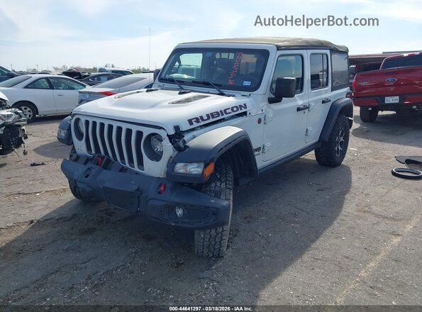 1C4HJXFG3LW188141 2020 JEEP WRANGLER UNLIMITED White წინა მარცხენა ხედი სამი მეოთხედიდან