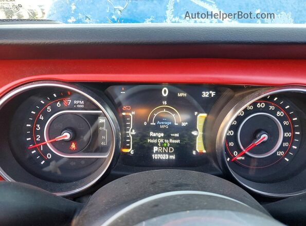 1C4HJXFG7MW703255 2021 JEEP WRANGLER Blue Instrument cluster view
