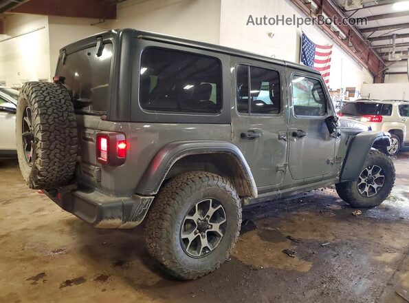 1C4HJXFG7MW753167 2021 JEEP WRANGLER Серый Задняя правая четверть