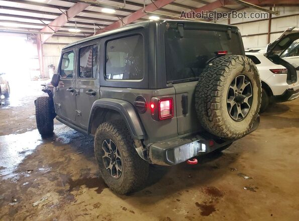 1C4HJXFG7MW753167 2021 JEEP WRANGLER Серый Задняя левая четверть