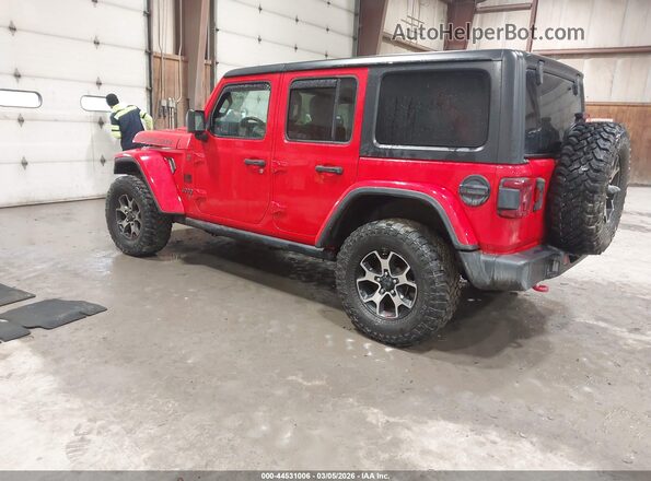 1C4HJXFN5MW563799 2021 JEEP WRANGLER UNLIMITED Red Задня ліва чверть