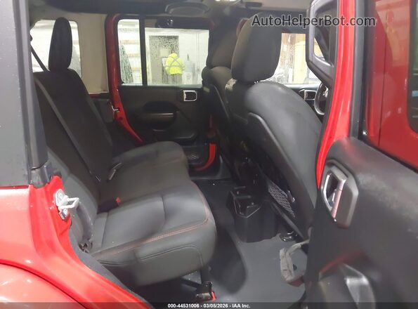 1C4HJXFN5MW563799 2021 JEEP WRANGLER UNLIMITED Red Вид наклейки з VIN-кодом