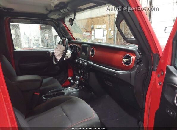 1C4HJXFN5MW563799 2021 JEEP WRANGLER UNLIMITED Red Вид салону спереду