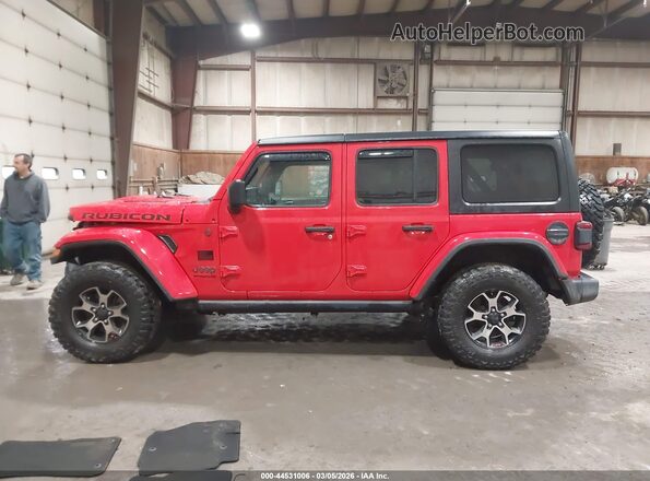 1C4HJXFN5MW563799 2021 JEEP WRANGLER UNLIMITED Red Панорамний вид салону 360°