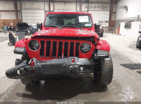1C4HJXFN5MW563799 2021 JEEP WRANGLER UNLIMITED Red Вид щитка приладів