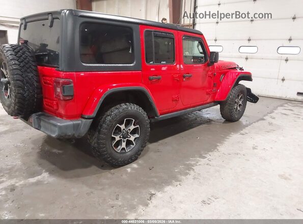 1C4HJXFN5MW563799 2021 JEEP WRANGLER UNLIMITED Red Задня права чверть