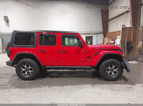 1C4HJXFN5MW563799 2021 JEEP WRANGLER UNLIMITED Red Вид задньої частини салону