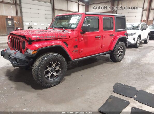1C4HJXFN5MW563799 2021 JEEP WRANGLER UNLIMITED Red Передня ліва чверть
