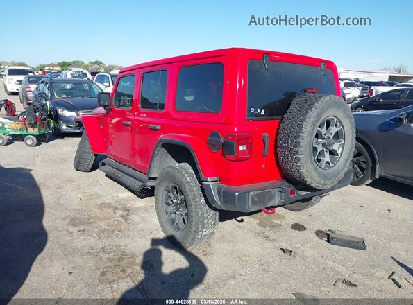 1C4HJXFNXKW547272 2019 JEEP WRANGLER UNLIMITED Red Tył lewy
