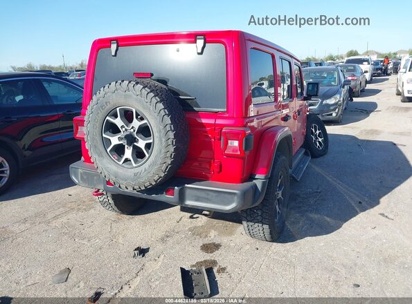 1C4HJXFNXKW547272 2019 JEEP WRANGLER UNLIMITED Red Tył prawy