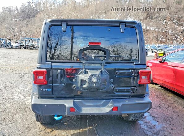 1C4JJXP65NW178527 2022 JEEP WRANGLER Black უკანა ხედი