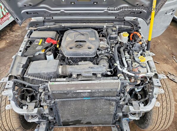 1C4JJXP67MW701075 2021 JEEP WRANGLER Gray Սալոնի հետևի տեսք