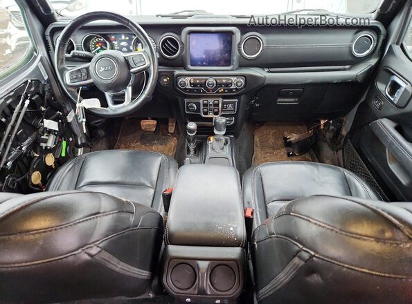 1C4JJXP67MW701075 2021 JEEP WRANGLER Gray Առջևի վահանակի տեսք