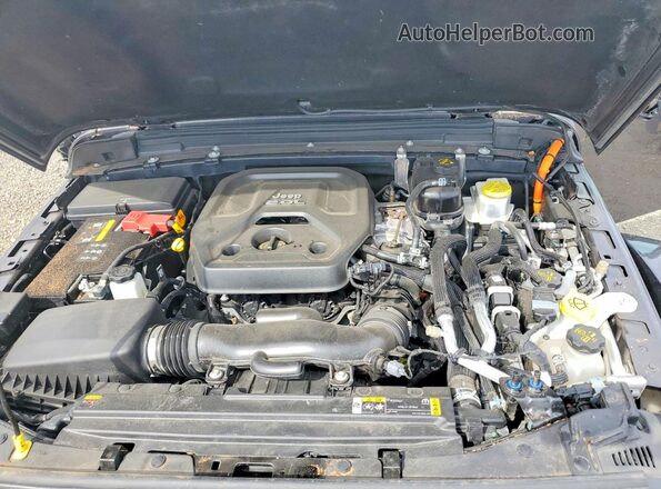 1C4JJXR60NW101545 2022 JEEP WRANGLER Gray Вид задньої частини салону