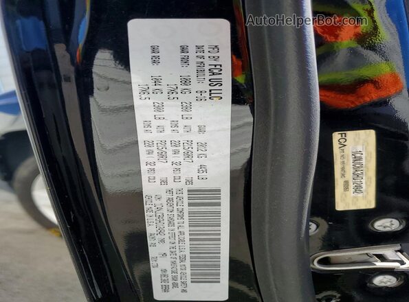 1C4NJCBA3HD124942 2017 JEEP COMPASS Black VIN კოდის სტიკერის ხედი