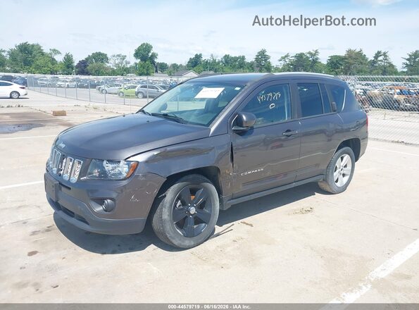 1C4NJDEB0HD121622 2017 JEEP COMPASS Gray წინა მარცხენა ხედი სამი მეოთხედიდან