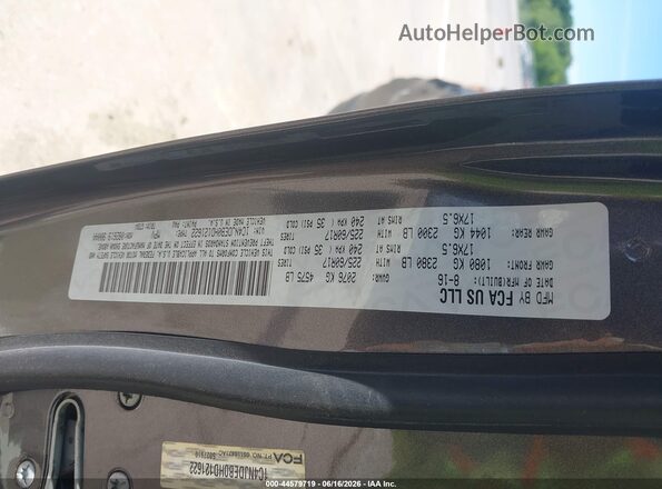 1C4NJDEB0HD121622 2017 JEEP COMPASS Gray ძრავის განყოფილების ხედი
