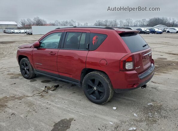 1C4NJDEB2HD143752 2017 JEEP COMPASS Red უკანა მარცხენა
