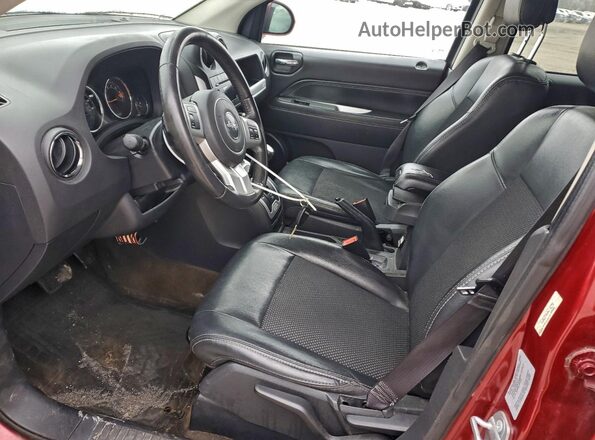 1C4NJDEB2HD143752 2017 JEEP COMPASS Red წინა სალონის ხედი