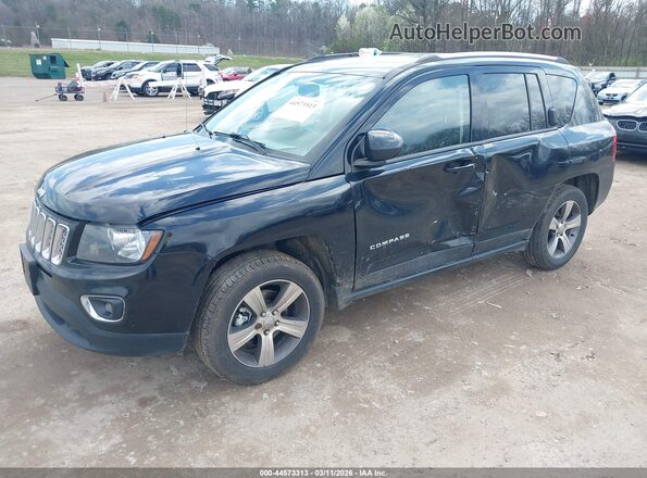 1C4NJDEB8HD177744 2017 JEEP COMPASS Черный Передняя левая четверть