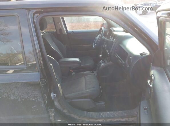 1C4NJPBA9GD575539 2016 JEEP PATRIOT Black წინა სალონის ხედი