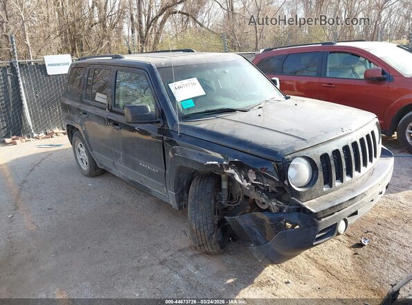 1C4NJPBA9GD575539 2016 JEEP PATRIOT Black წინა ხედი