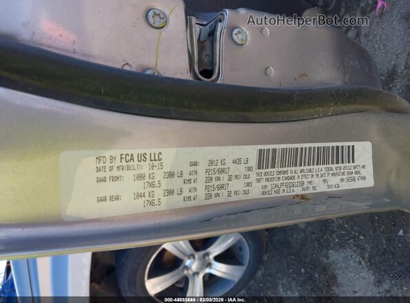 1C4NJPFA2GD612330 2016 JEEP PATRIOT Silver Engine compartment view