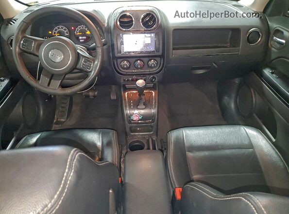 1C4NJRFB2HD193403 2017 JEEP PATRIOT Black Widok deski rozdzielczej