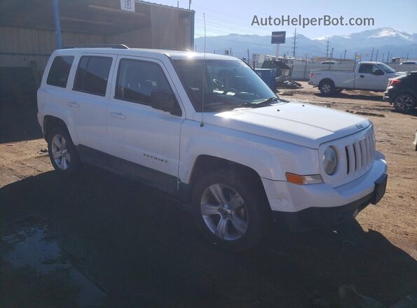 1C4NJRFB9HD135594 2017 JEEP PATRIOT Белый Передняя правая четверть