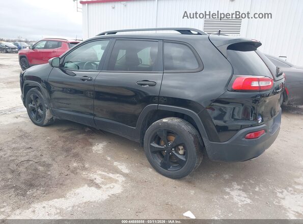 1C4PJLAB5HW617383 2017 JEEP CHEROKEE Черный Задняя левая четверть