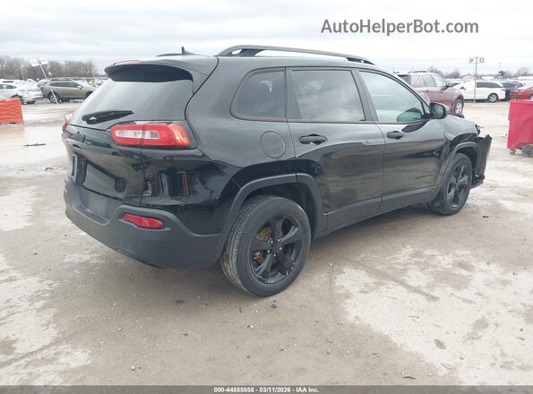 1C4PJLAB5HW617383 2017 JEEP CHEROKEE Черный Задняя правая четверть