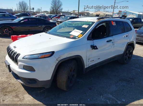 1C4PJLAB8HW613506 2017 JEEP CHEROKEE White წინა მარცხენა ხედი სამი მეოთხედიდან