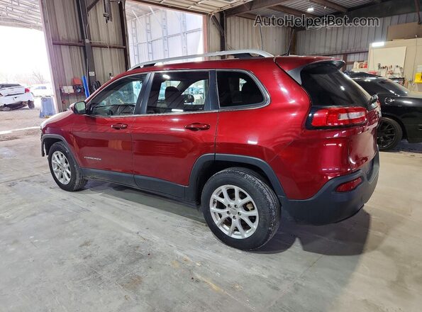 1C4PJLCB0HD233052 2017 JEEP CHEROKEE Burgundy Tył lewy