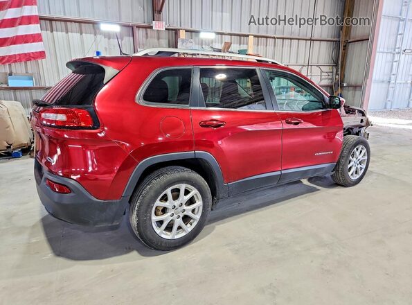 1C4PJLCB0HD233052 2017 JEEP CHEROKEE Burgundy Tył prawy