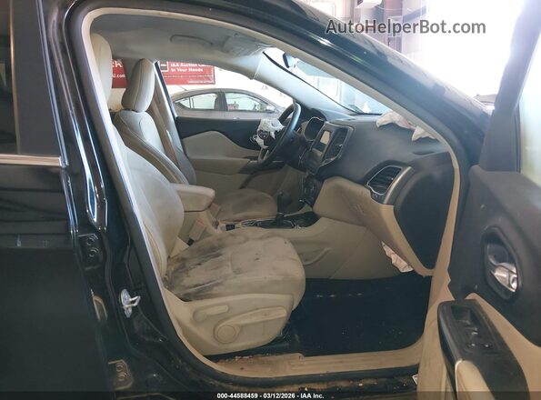 1C4PJLCB0KD246956 2019 JEEP CHEROKEE Black Вид салону спереду