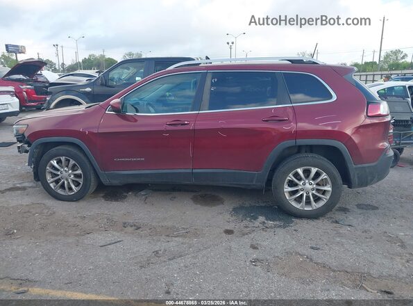 1C4PJLCB0KD264387 2019 JEEP CHEROKEE Maroon Панорамний вид салону 360°