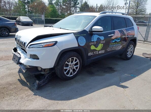 1C4PJLCB1HD213604 2017 JEEP CHEROKEE White Առջևի ձախ երեք քառորդ տեսարան