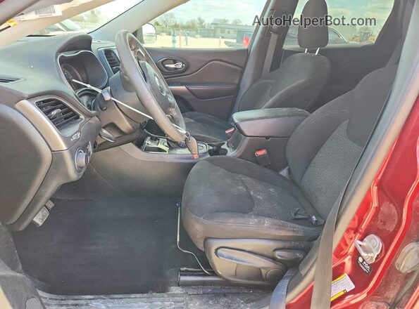 1C4PJLCB1MD155942 2021 JEEP CHEROKEE Red Vista interior delantera