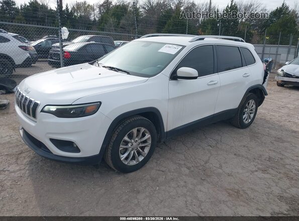 1C4PJLCB2KD242326 2019 JEEP CHEROKEE White წინა მარცხენა ხედი სამი მეოთხედიდან