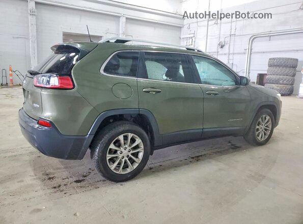 1C4PJLCB2KD327585 2019 JEEP CHEROKEE Зеленый Задняя правая четверть