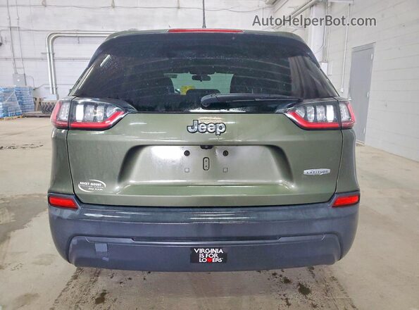 1C4PJLCB2KD327585 2019 JEEP CHEROKEE Зеленый Вид сзади