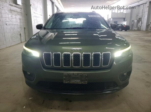 1C4PJLCB2KD327585 2019 JEEP CHEROKEE Зеленый Вид спереди