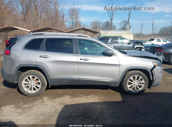 1C4PJLCB3KD470853 2019 JEEP CHEROKEE Silver უკანა სალონის ხედი