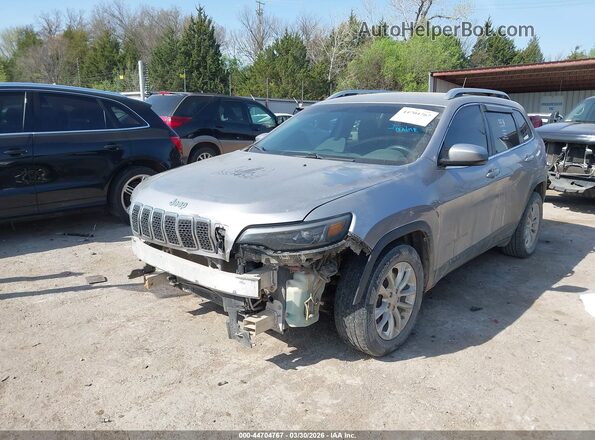 1C4PJLCB6KD171812 2019 JEEP CHEROKEE Silver Առջևի ձախ երեք քառորդ տեսարան