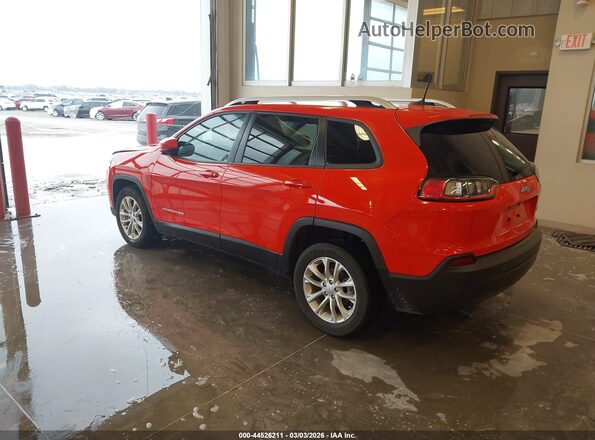 1C4PJLCB7MD204268 2021 JEEP CHEROKEE Orange Rear left