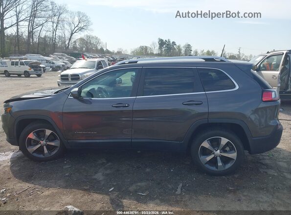 1C4PJLDB2KD377398 2019 JEEP CHEROKEE Gray Widok wnętrza 360 stopni