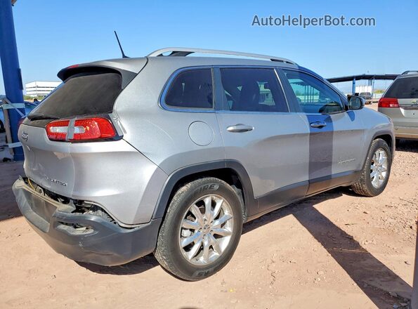 1C4PJLDB4GW239356 2016 JEEP CHEROKEE Silver Задня права чверть