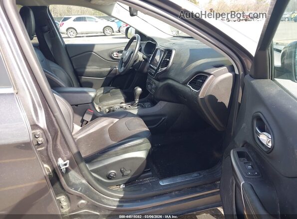 1C4PJLDBXKD376855 2019 JEEP CHEROKEE Gray Вид салону спереду