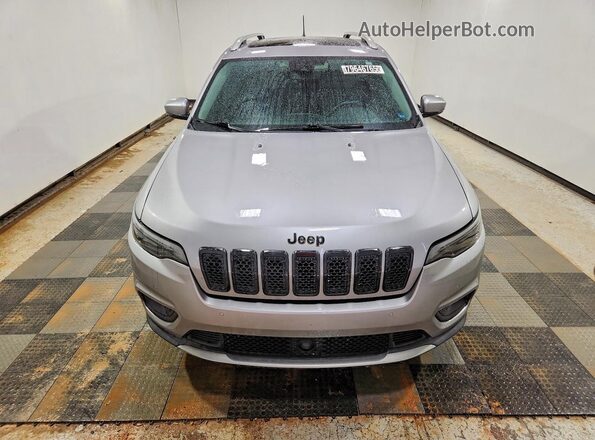 1C4PJLDX8KD308212 2019 JEEP CHEROKEE Серебряный Вид спереди